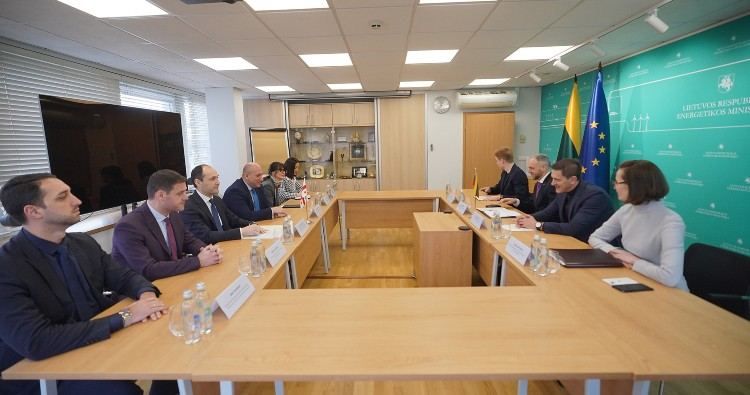 Georgian Economy Minister discusses collaboration with Lithuanian Ministers of Energy & Transport