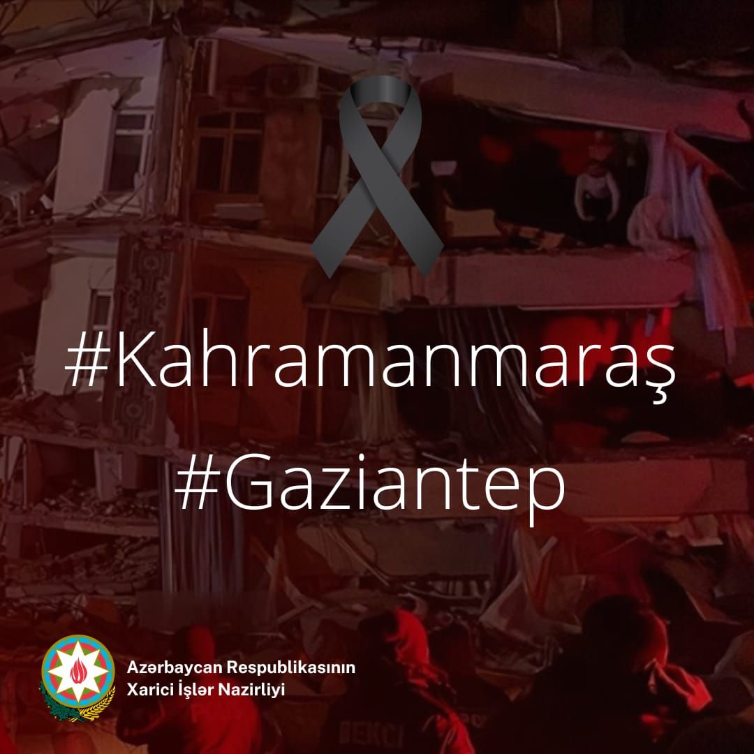 Azerbaijan rushes to aid quake-hit Kahramanmaras of Turkiye [PHOTO]