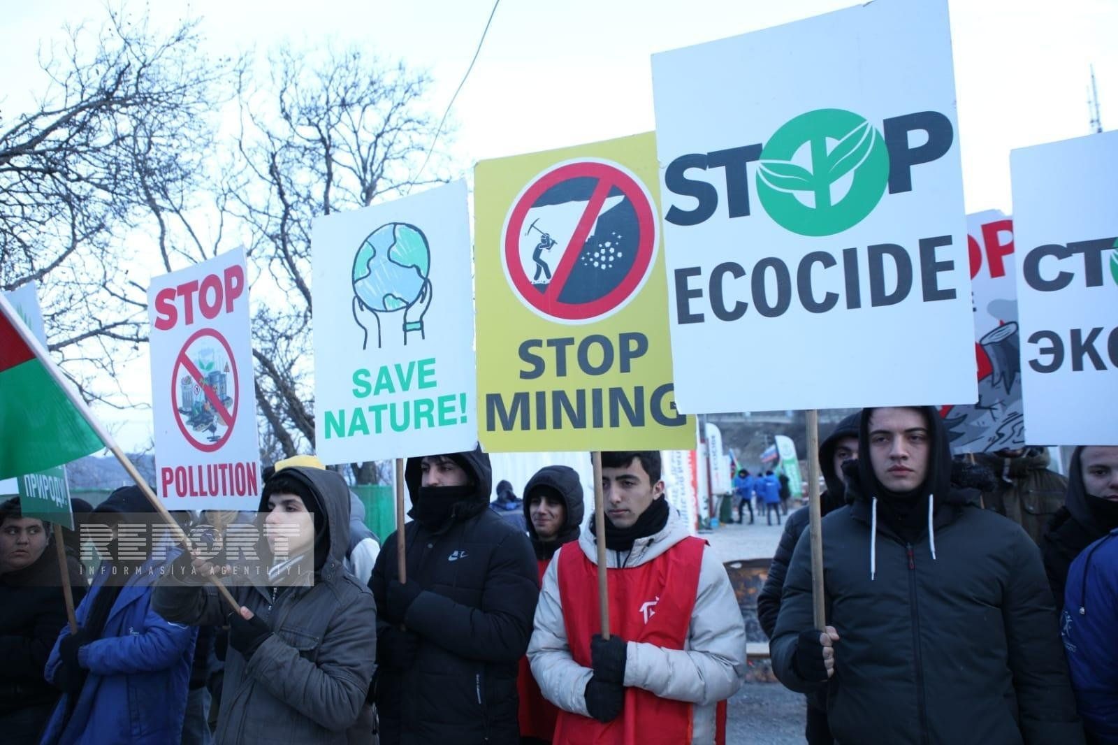 Non-stop vigil of Azerbaijani eco-activists on Lachin road marks Day 57