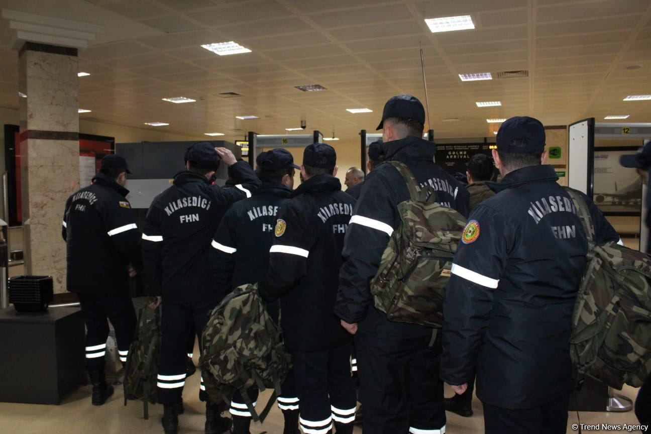 Azerbaijani dispatches 420 rescuers to quake-hit regions of Turkiye [PHOTO] - Gallery Image