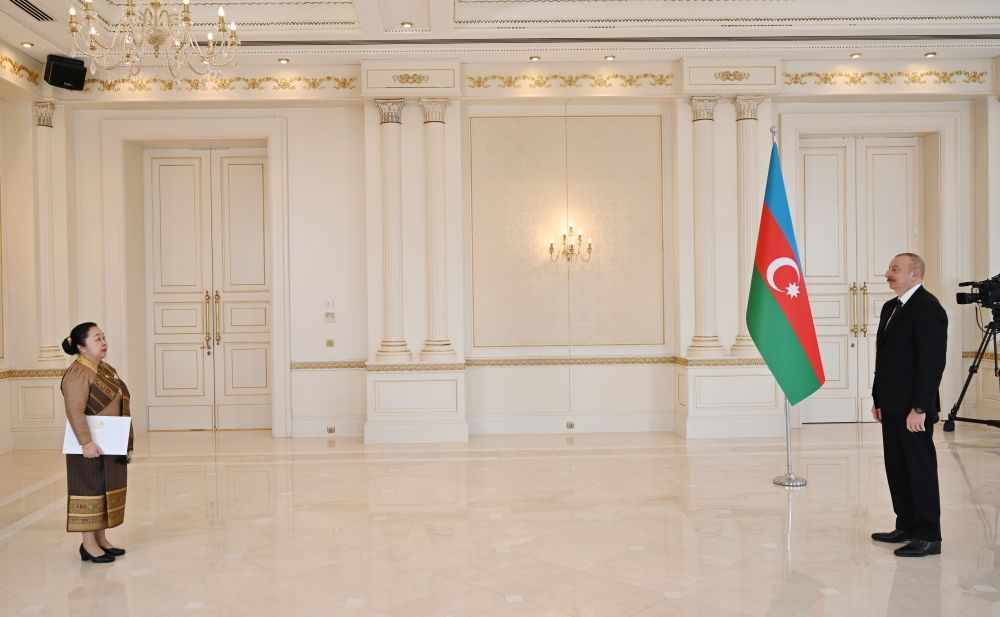 President Ilham Aliyev receives credentials of incoming ambassador of Laos [UPDATE] - Gallery Image