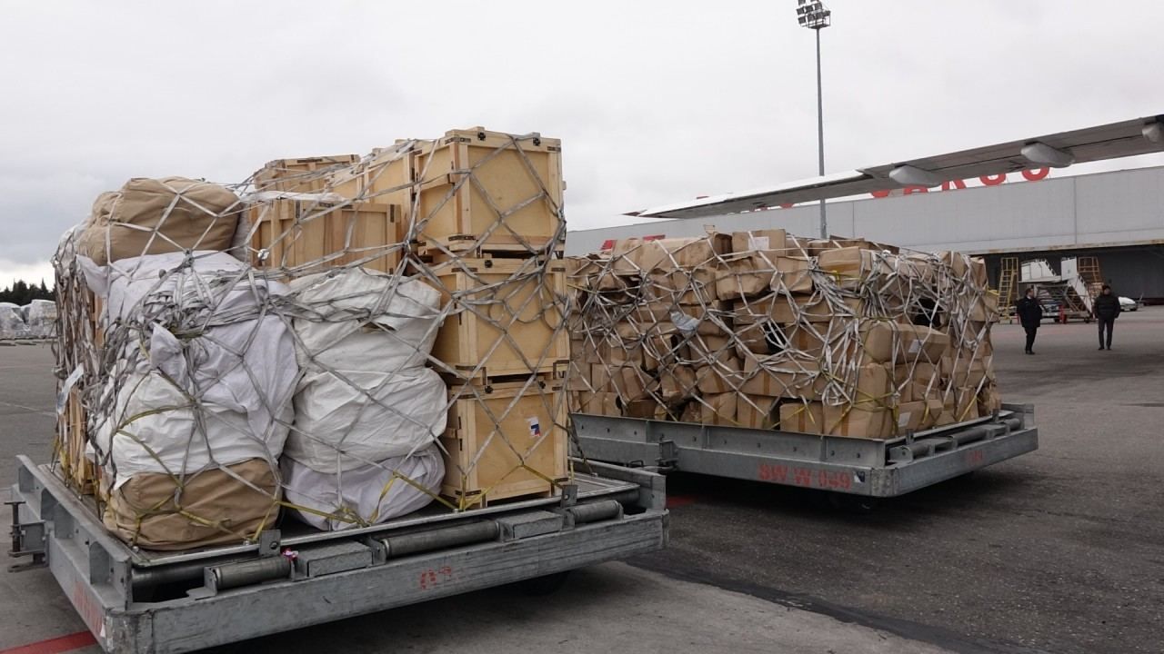 Azerbaijan sends another batch of humanitarian aid to quake-hit Turkiye [PHOTO] - Gallery Image