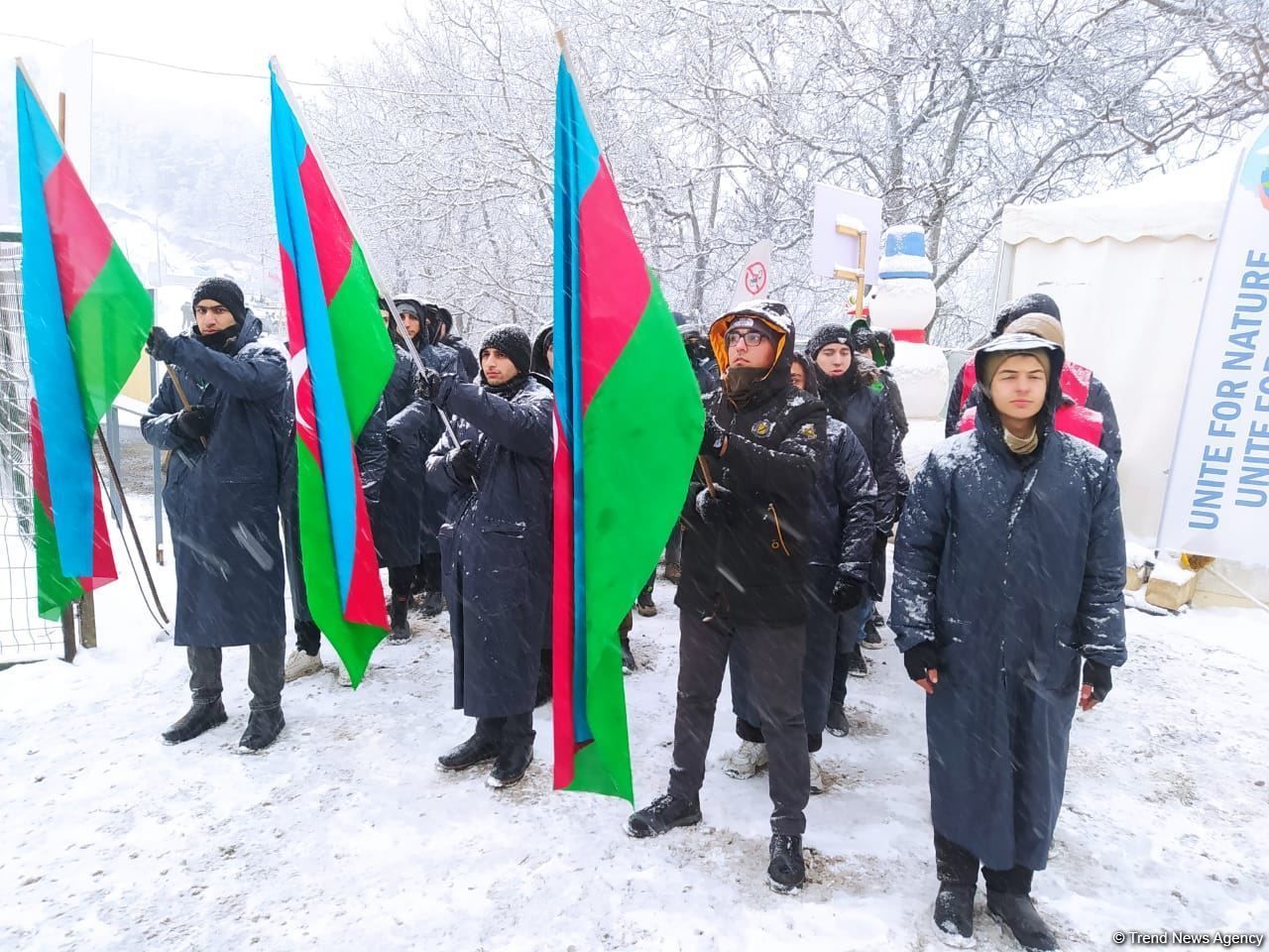 Day 59: Picket of Azerbaijani eco-activists on major Karabakh road continues despite biting cold [PHOTO]