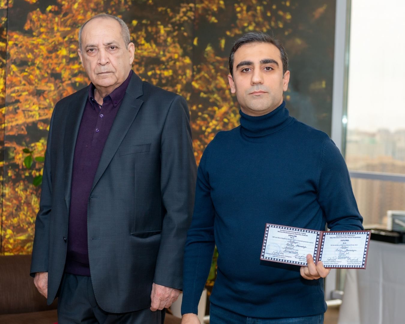 Azerbaijani Cinematographers Union awards young filmmakers [PHOTO] - Gallery Image
