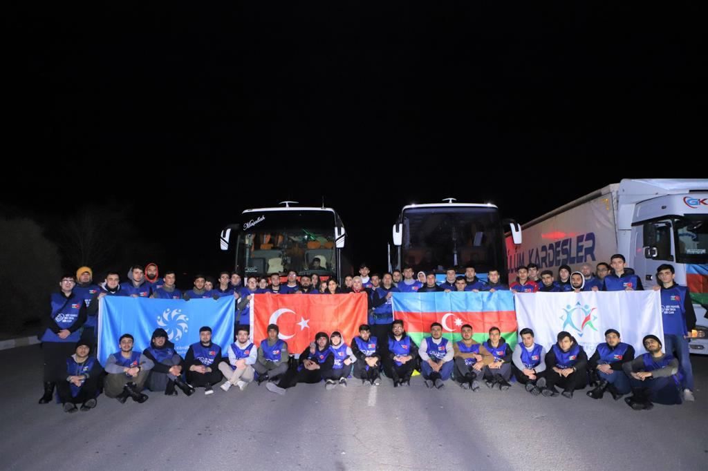 Azerbaijani young volunteers dispatched to Turkiye's quake-hit regions for relief efforts