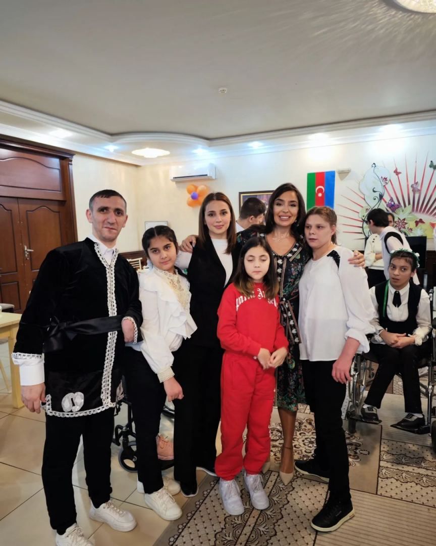 Leyla Aliyeva visits social service institution for children with disabilities [PHOTO] - Gallery Image
