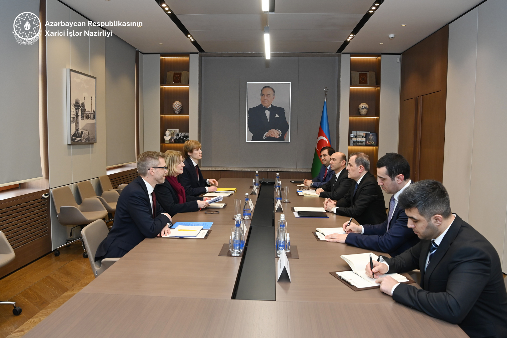 Azerbaijani top diplomat, EU's EaP envoy ponder over current state of Lachin road