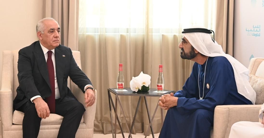 Azerbaijani & UAE premiers mull co-op in various sectors