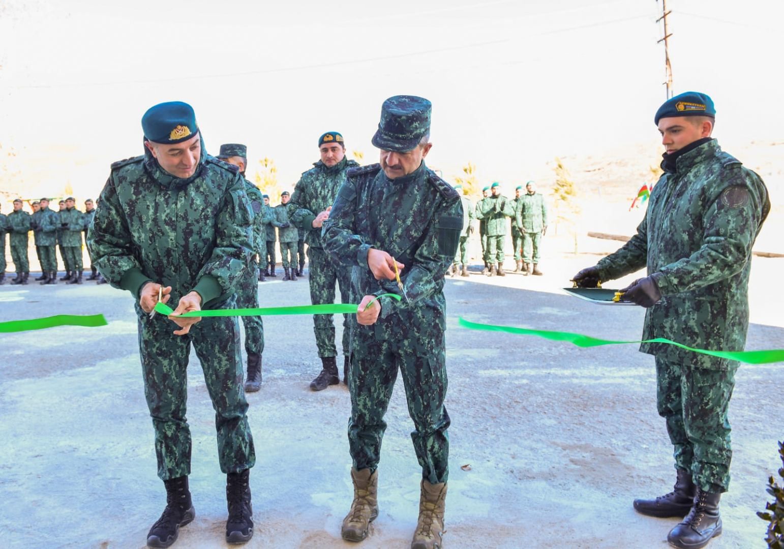 Azerbaijani State Border Service's residential buildings constructed in liberated Jabrayil