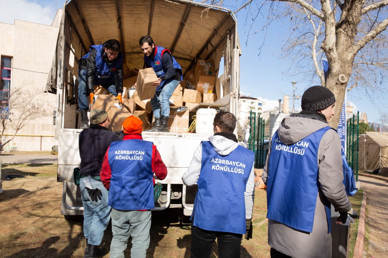 Azerbaijan dispatches another batch of humanitarian aid to Turkiye [PHOTO]