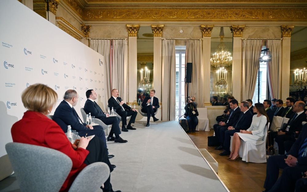 Plenary session on security issues in South Caucasus was held as part of Munich Security Conference
President Ilham Aliyev attended the session [PHOTO/VIDEO]