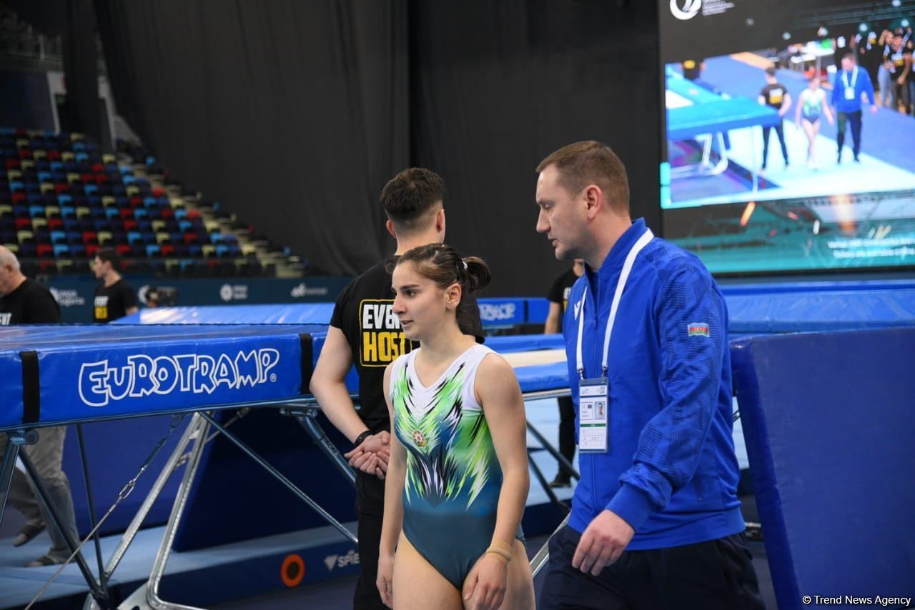 Azerbaijani gymnast reaches finals at Trampoline Gymnastics World Cup