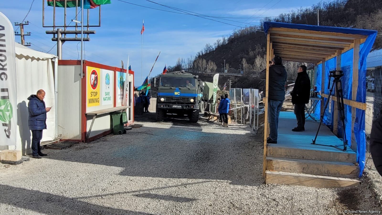 Day 70: Ten vehicles pass through Lachin road in contrary to claims of Karabakh separatists [PHOTO]