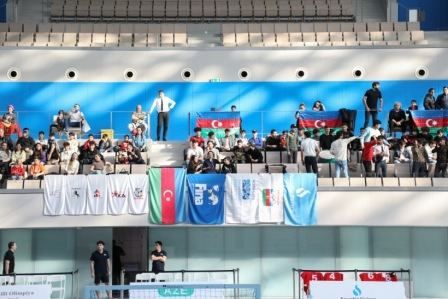 Water polo teams fight for winner's title in Baku [PHOTO]