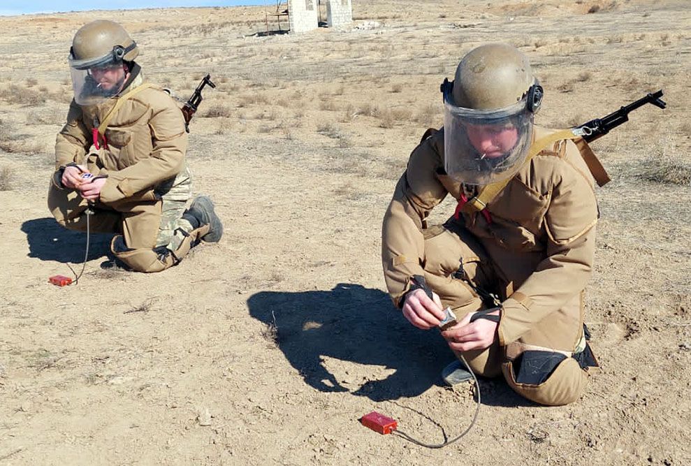 Engineering troops of Azerbaijan’s Armed Forces hold drills [PHOTO/VIDEO]