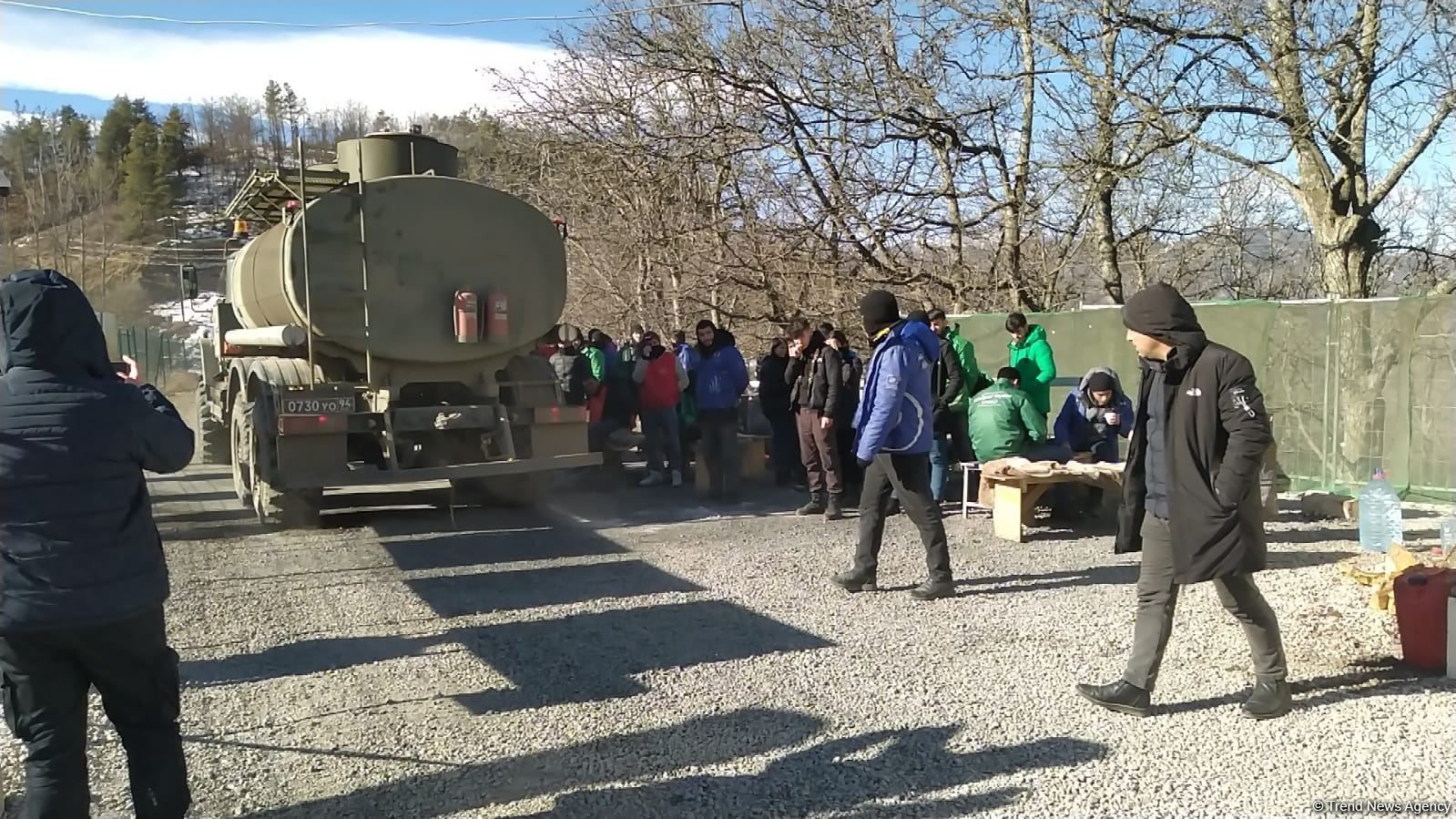 Day 73: Azerbaijani eco-activists continue picketing on Lachin road [PHOTO]