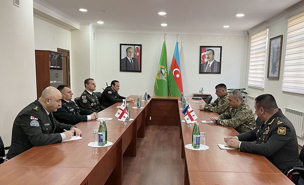 Azerbaijani army's Special and Naval Forces host Georgian delegation [PHOTO/VIDEO]