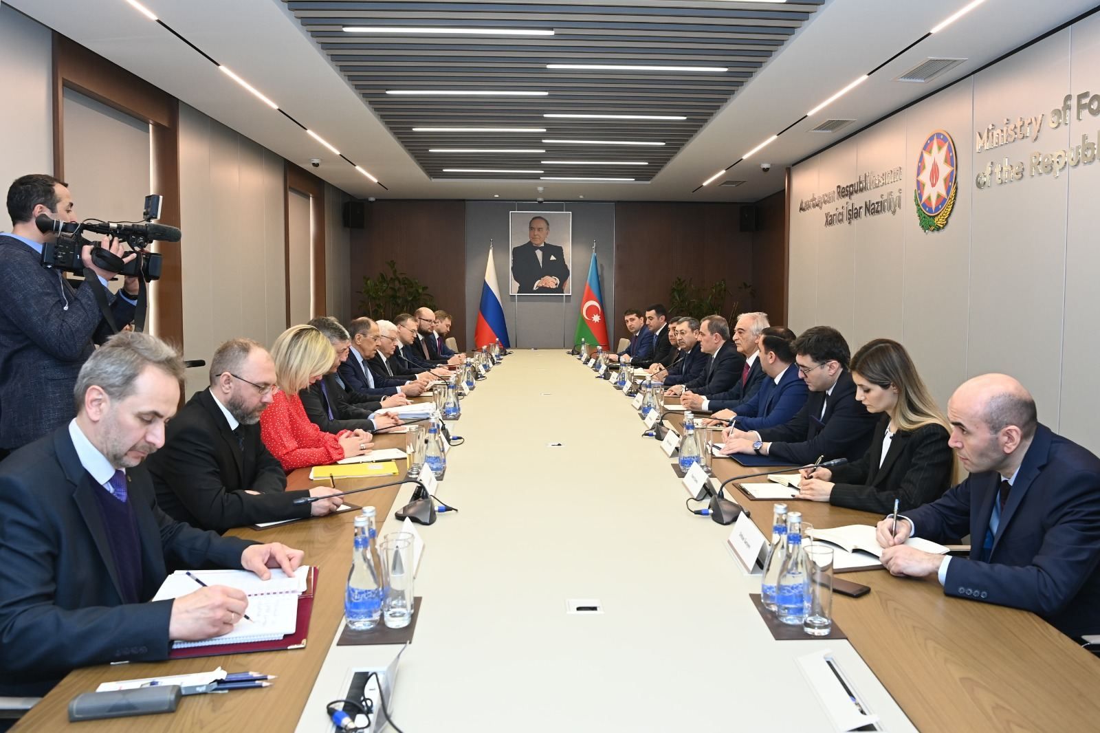 Azerbaijani & Russian foreign ministers meeting in expanded format [PHOTO]