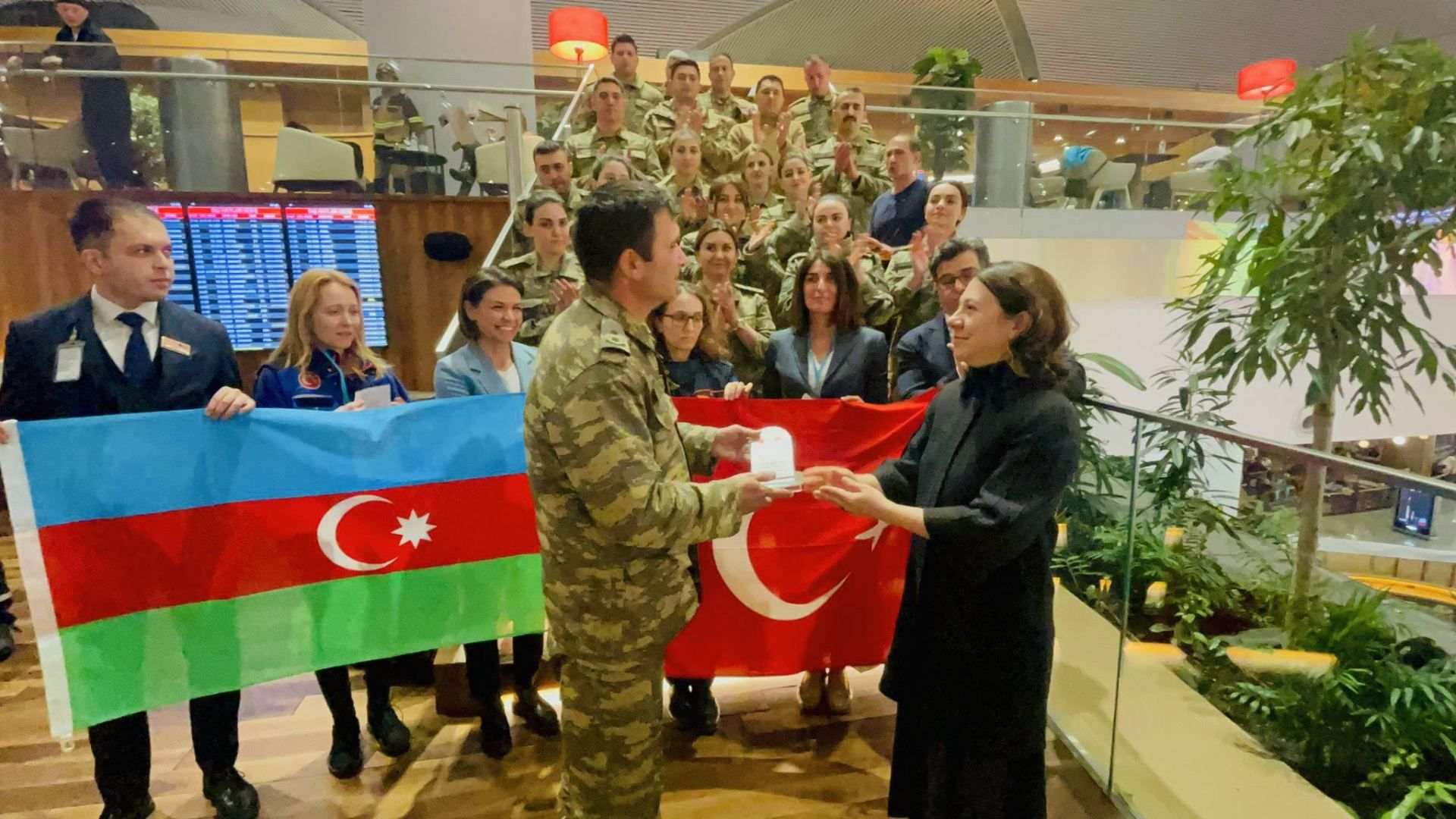 Part of Azerbaijani medical personnel returns from quake-hit Kahramanmarash [PHOTO]