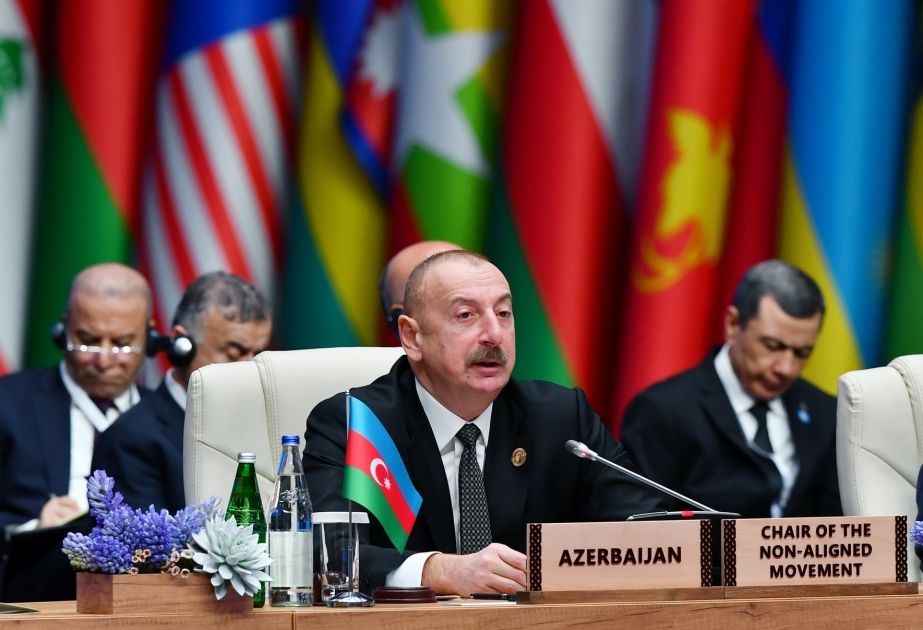 Major takeaways from Azerbaijani president’s address to NAM summit-level meeting