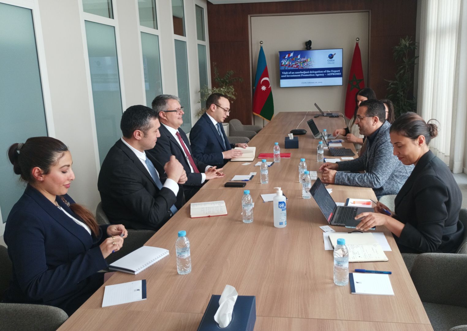 Azerbaijani export & investment agency reps visit Morocco to explore chances for economic co-op [PHOTO] - Gallery Image