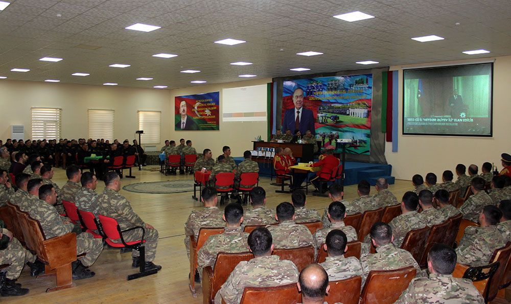 A quiz dedicated to the 100th anniversary of Heydar Aliyev held at a military unit [PHOTO/VIDEOS]