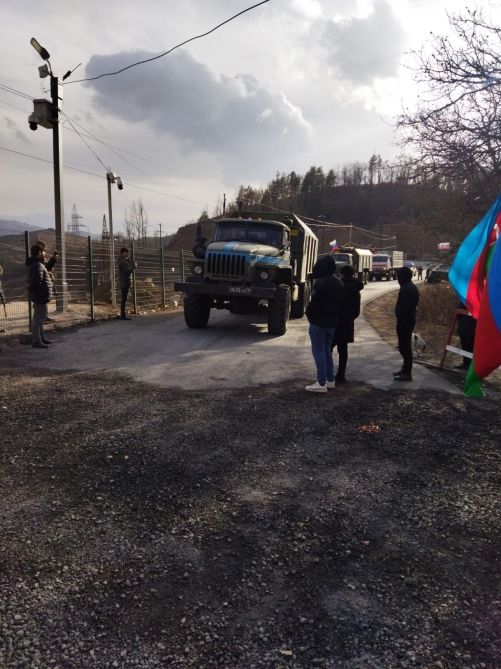 Day 84: Azerbaijani eco-activists’ vigil on major Karabakh road continues [PHOTO]