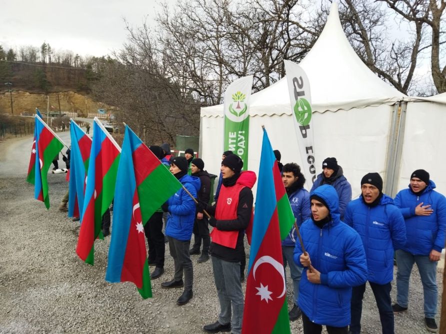 Day 85: Azerbaijani eco-activists continue peaceful protest on Lachin–Khankendi road