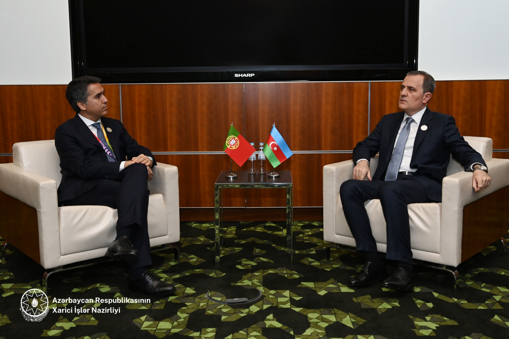 Azerbaijani & Portuguese top diplomats meet [PHOTO]