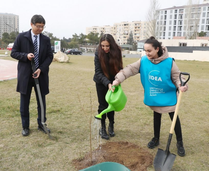 Leyla Aliyeva takes part in Green Marathon 2023 tree-planting campaign [PHOTO] - Gallery Image