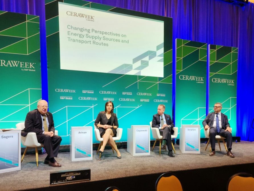 Azerbaijani envoy spoke on Azerbaijan's role in Europe's energy security at "CERAWeek" Energy Conference in US [PHOTO]