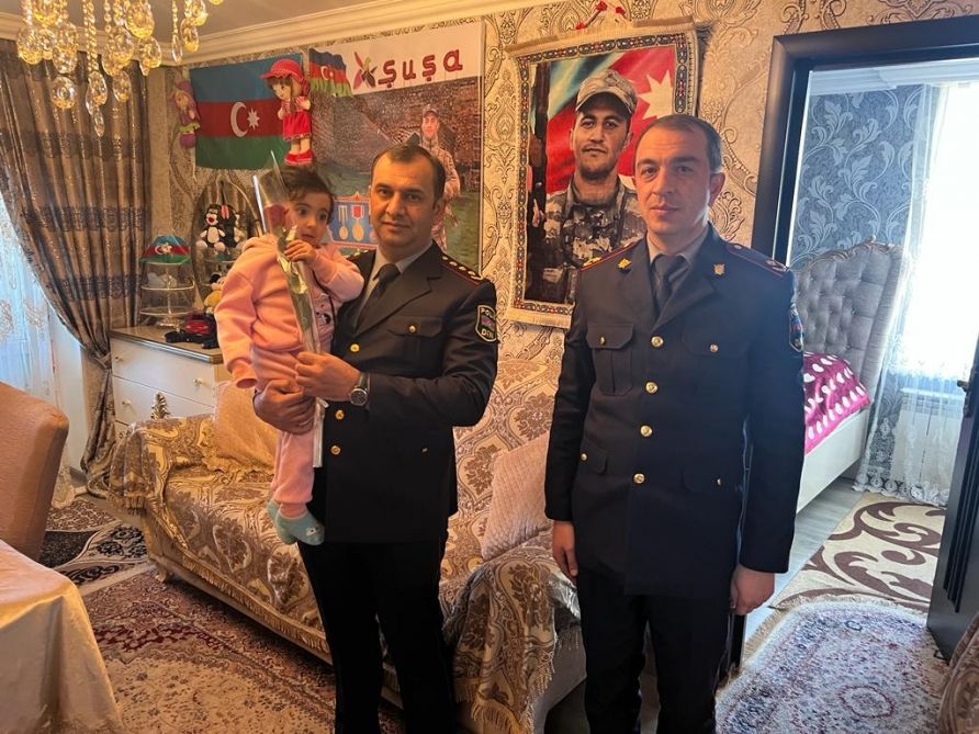 Dashkasan District Police Department congratulate female members of martyrs' families [PHOTO]
