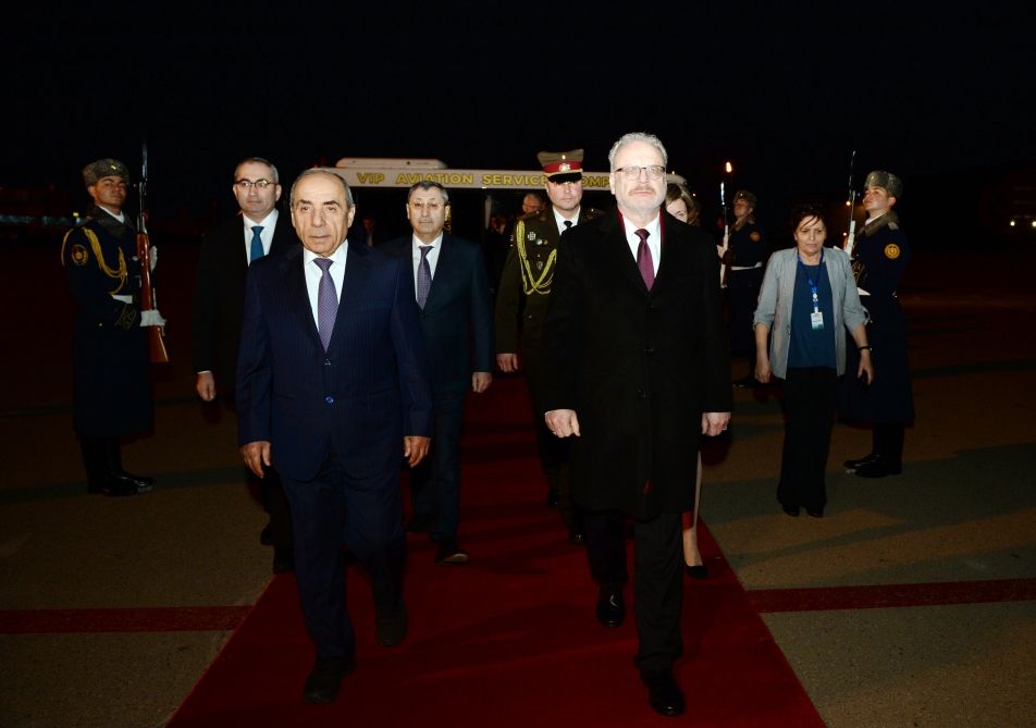 President of Latvia Egils Levits visits Azerbaijan [PHOTO]