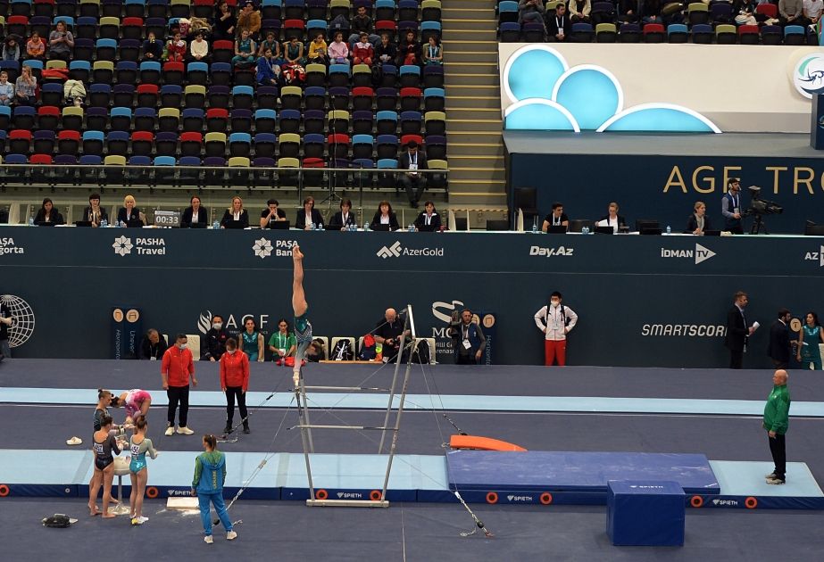 Azerbaijani gymnasts brilliantly perform at FIG World Cup in Baku [PHOTOS] - Gallery Image