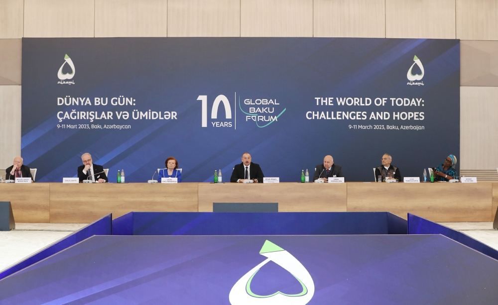 Speeches by participants of 10th Global Baku Forum focused on Azerbaijan's mine problem