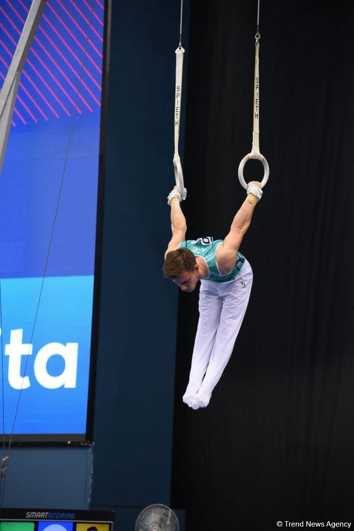 Azerbaijani gymnast wins gold at FIG Artistic Gymnastics Apparatus World Cup in Baku [PHOTO]