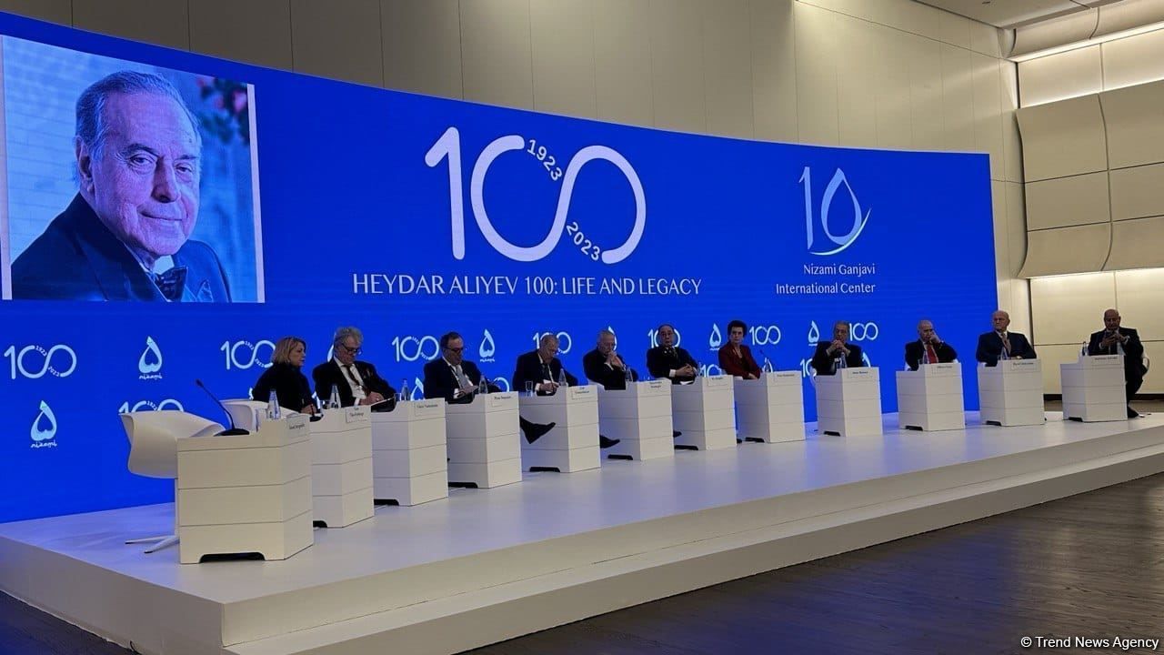 Baku hosts event themed "Heydar Aliyev - 100: life and heritage" [PHOTO]