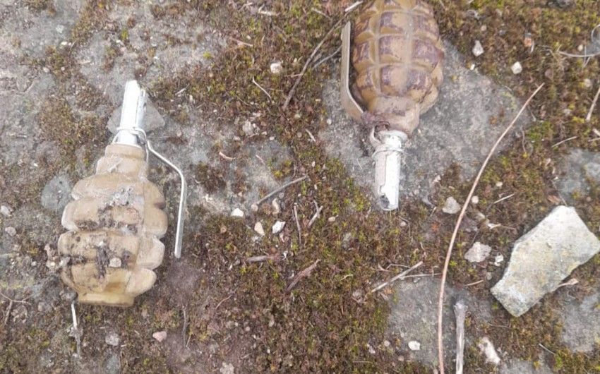 Police find hand grenades in Azerbaijan's Lachin District