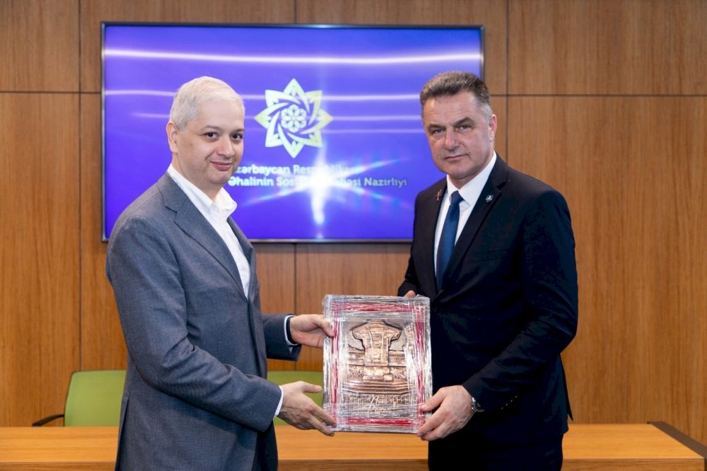 Serbian delegation visits Baku DOST Center No1 [PHOTOS]