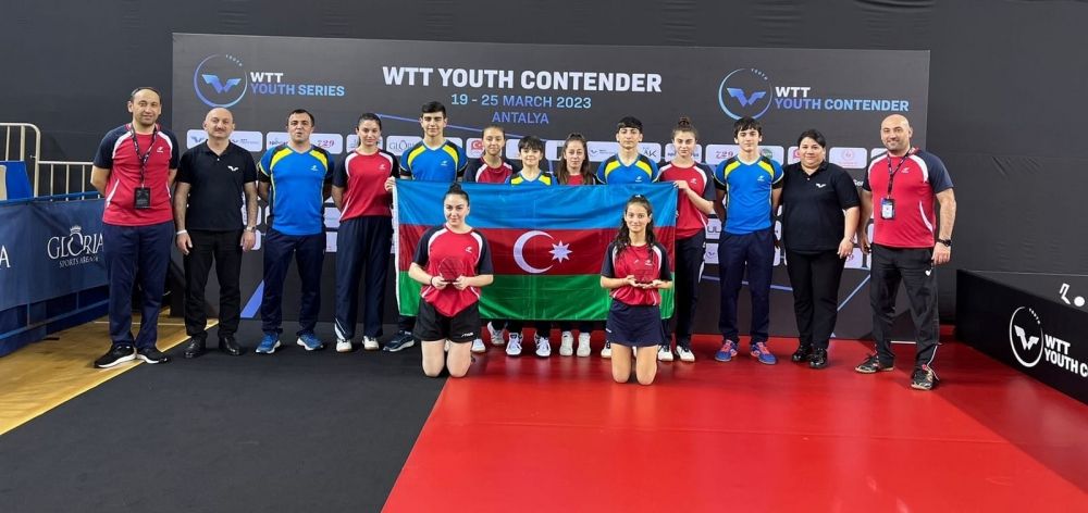 Azerbaijani table tennis players win two medals in Turkiye [PHOTOS]
