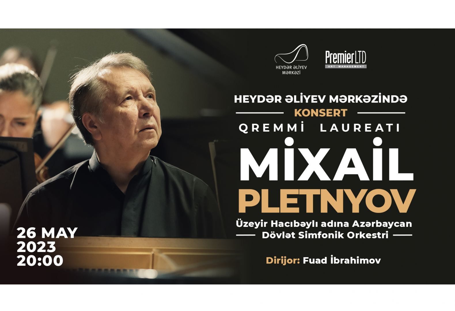 Renown pianist to give concert at Heydar Aliyev Center
