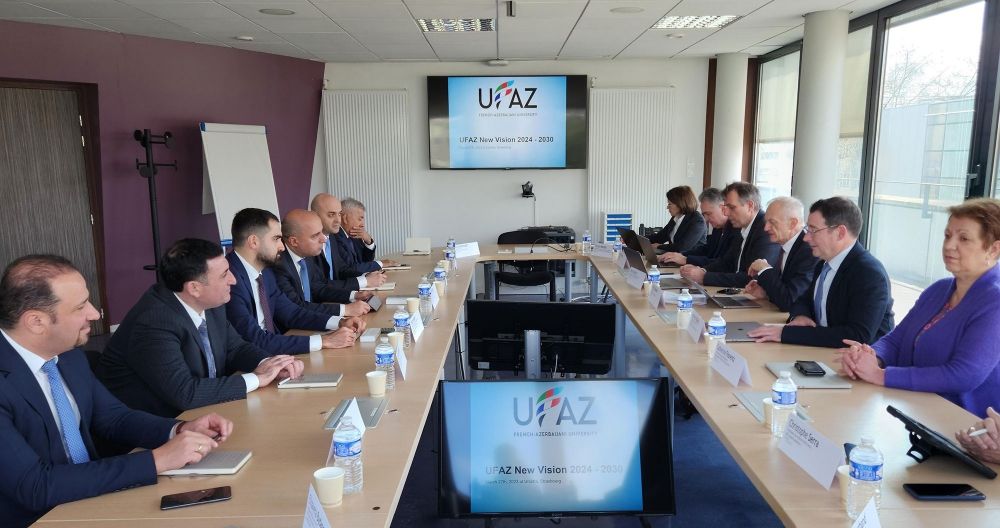 Azerbaijani education minister discusses co-op with Strasbourg University