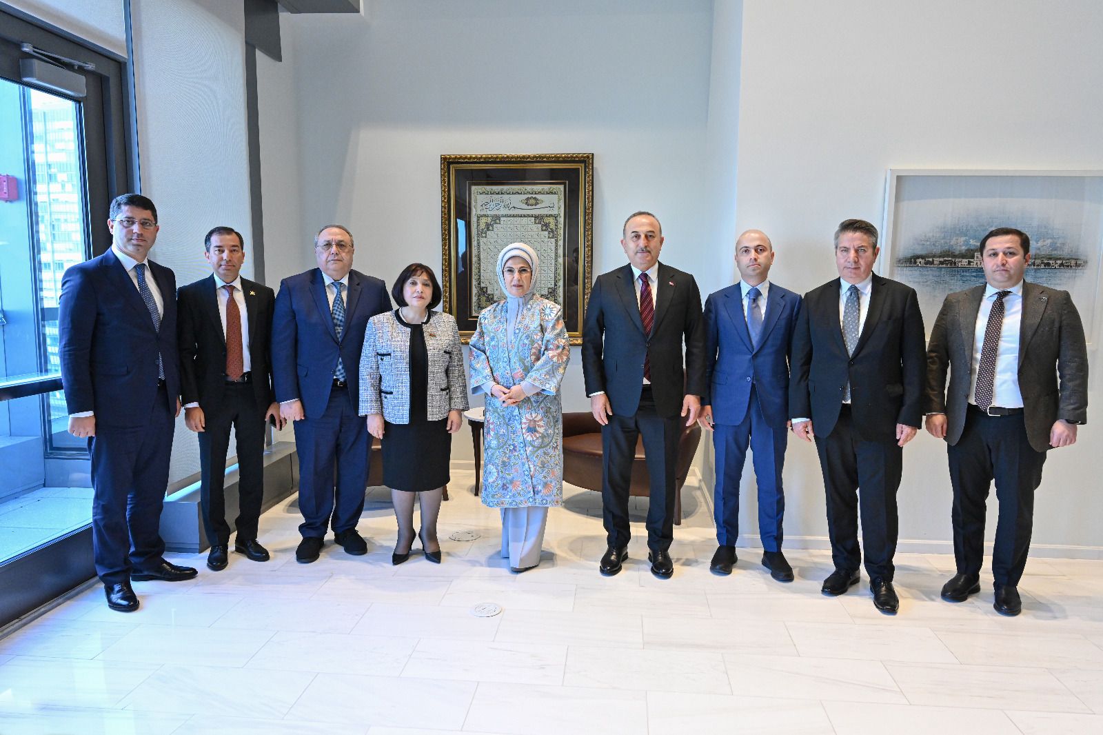 Azerbaijani Parliamentary Speaker, Turkiye's First Lady mull relations in New York [PHOTOS] - Gallery Image