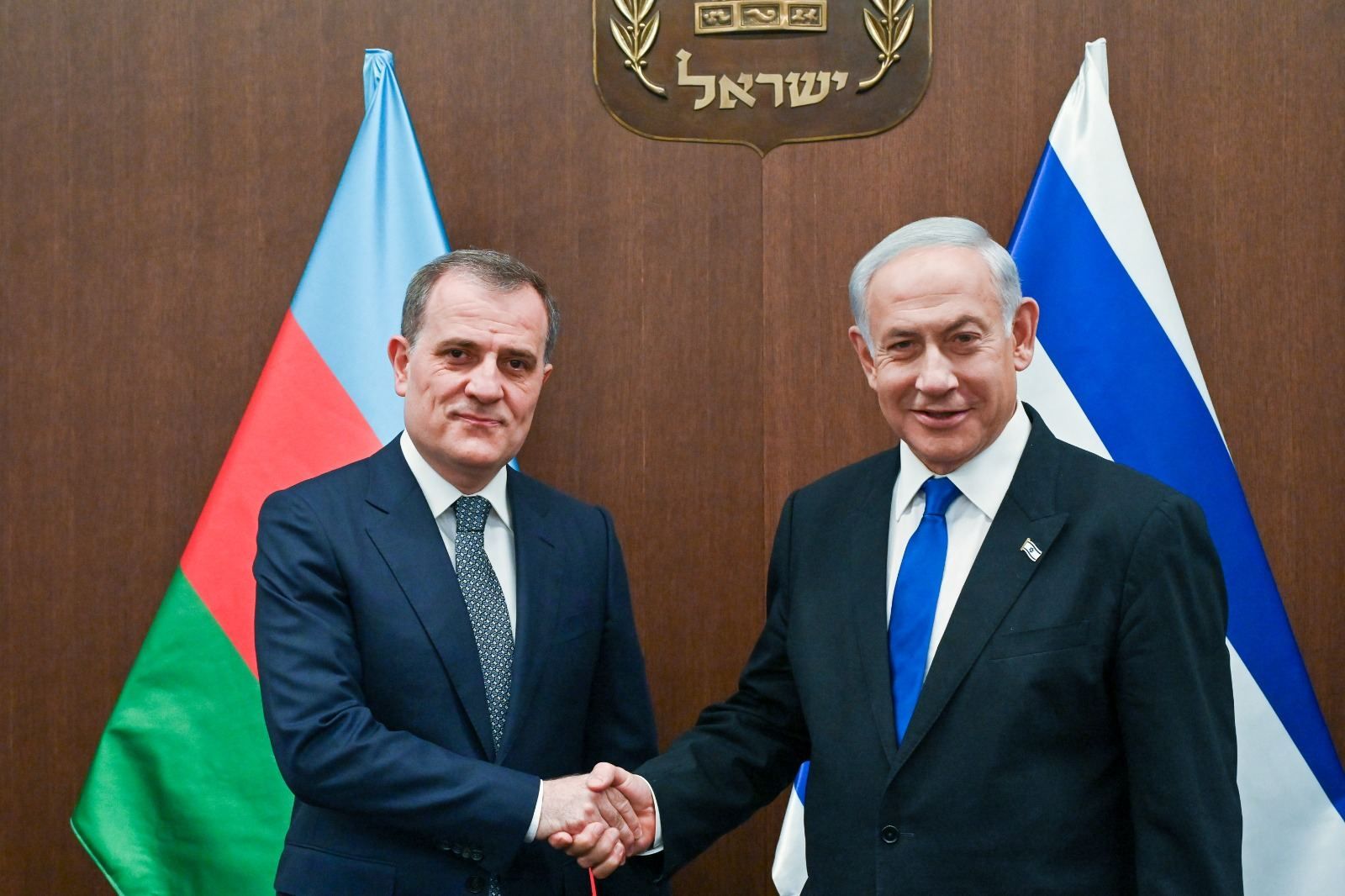 Israeli premier meets Azerbaijani foreign minister amid opening of nation's first-ever embassy