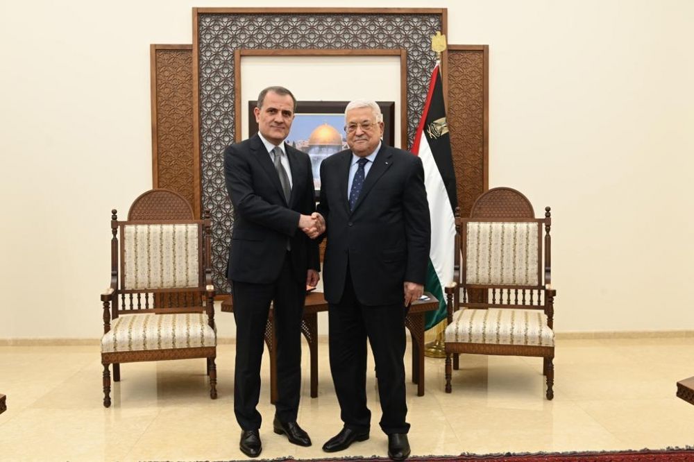 Azerbaijani FM meets with President Mahmoud Abbas amid his visit to Palestine