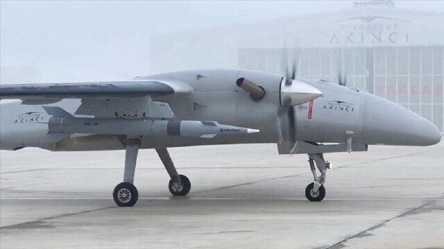 Turkiye's UAV Bayraktar Akinci successfully test-fires supersonic missile