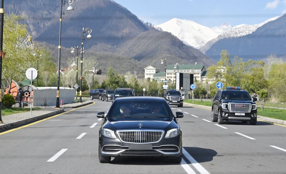 President of Azerbaijan and Prime Minister of Georgia toured city of Gabala [PHOTOS]