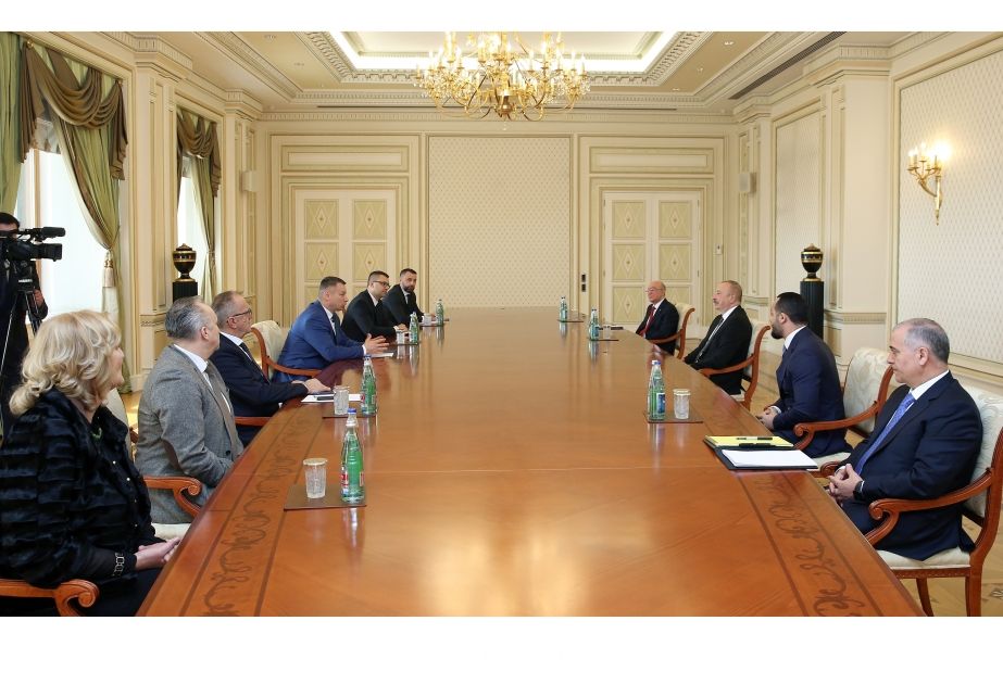Azerbaijani President receives delegation headed by Security Minister of Bosnia and Herzegovina [UPDATE]