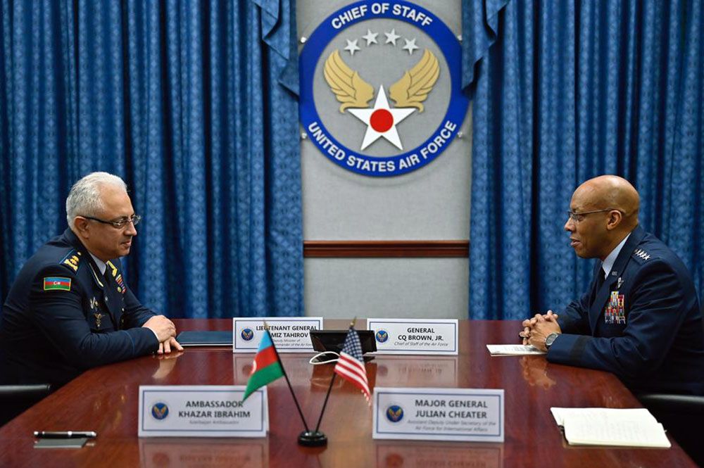 Azerbaijani deputy defense minister visits USA [PHOTO]