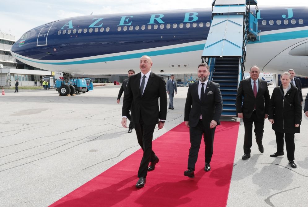 President Ilham Aliyev arrives in Bosnia and Herzegovina for official visit [PHOTOS/VIDEO]